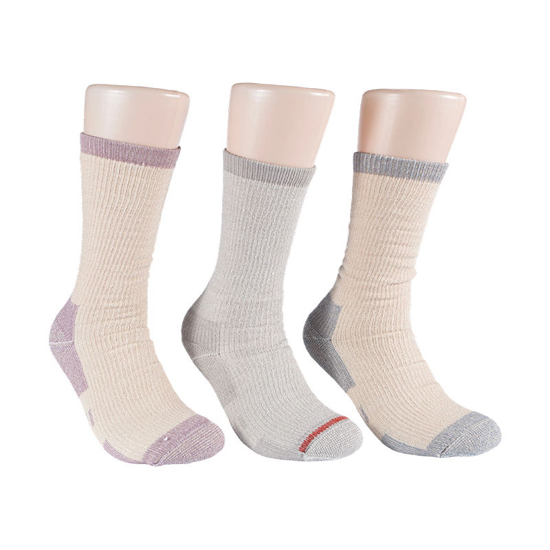 Ladies Merino Wool Crew Socks