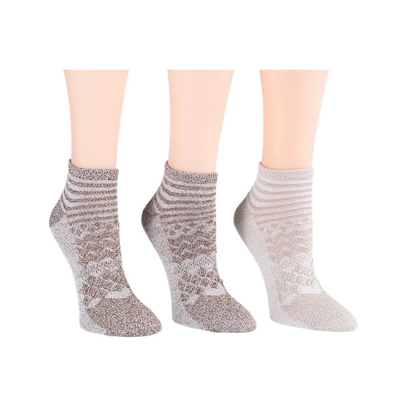 Pokebetexture W/Fleck Low Cut 3ppk Socks