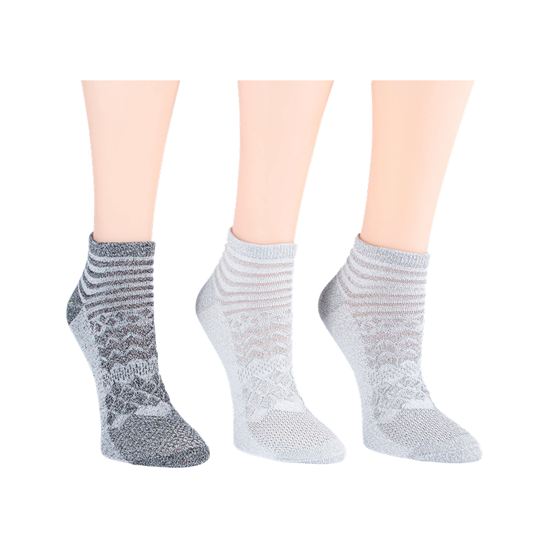 Pokebetexture W/Fleck Low Cut 3ppk Socks