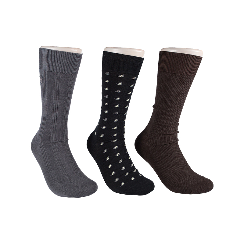 Men's Mercerized Cotton  Crew Socks