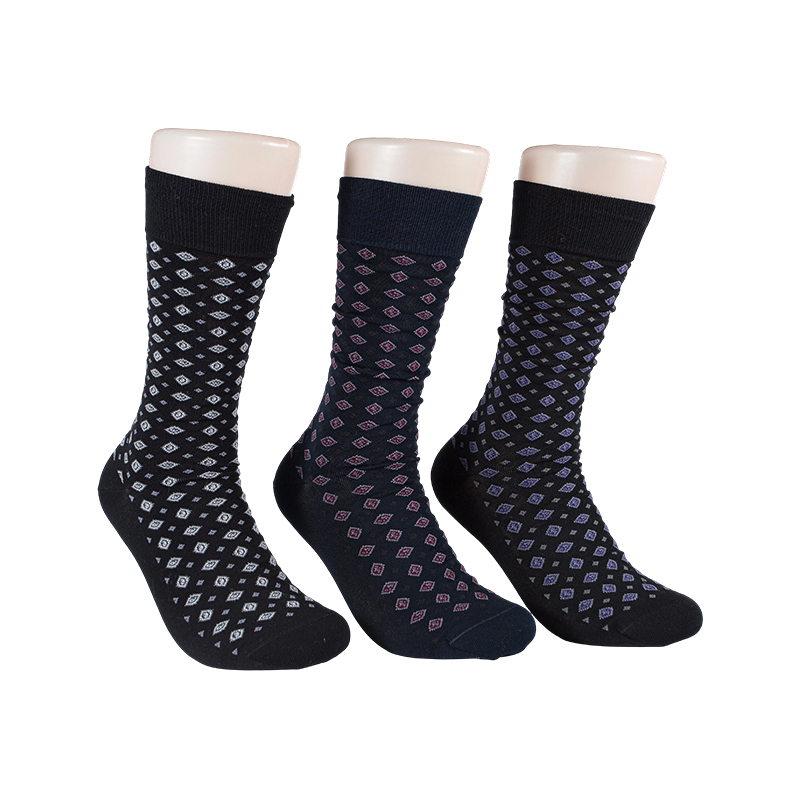 Men's Mercerized Cotton  Crew Socks