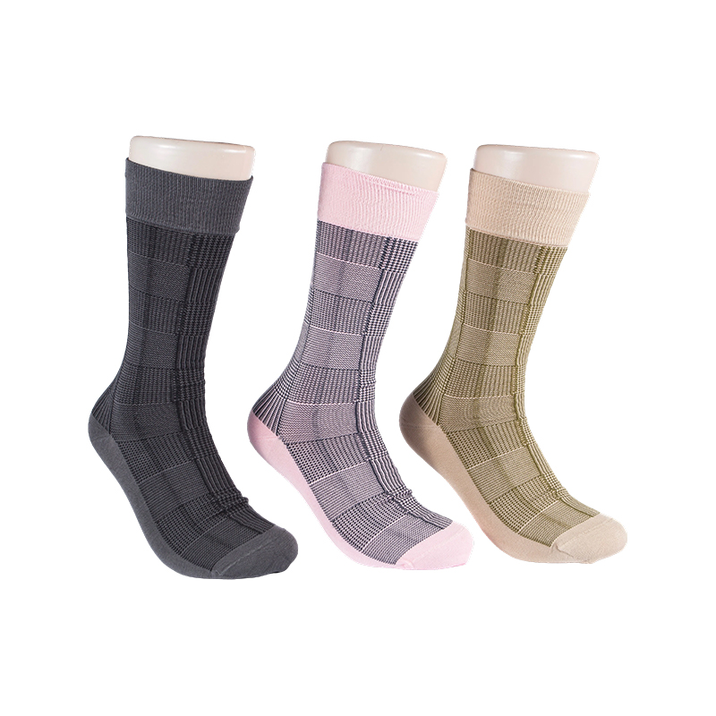 Men's Mercerized Cotton  Crew Socks