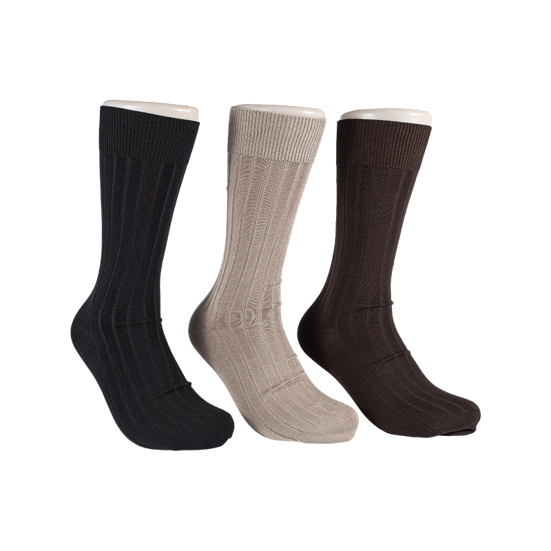 Men's Mercerized Cotton  Crew Socks