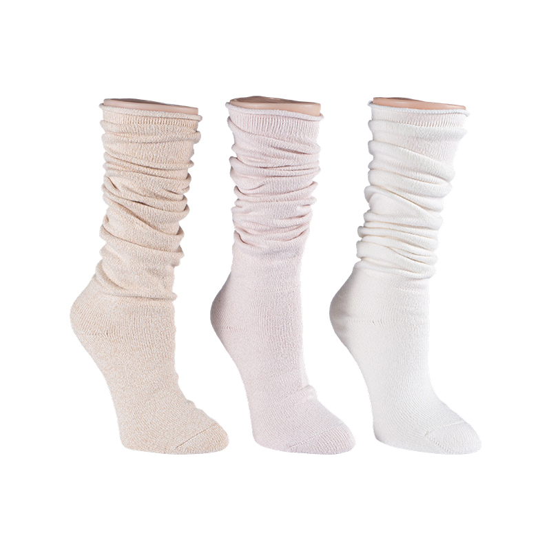 Roll Top Full Cushion Slouchy Crew 2ppk Socks