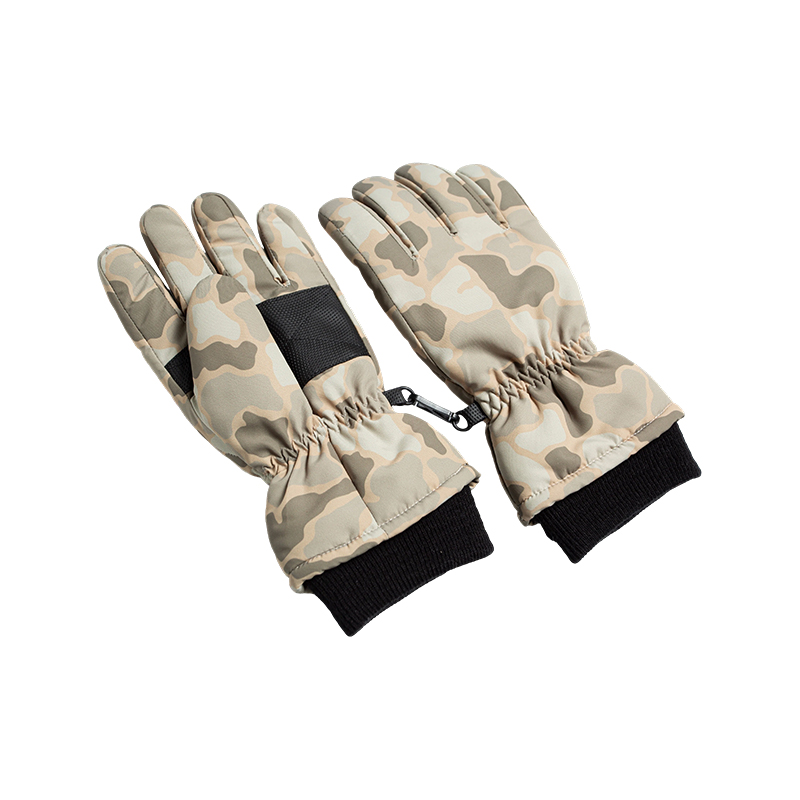 Kid's Camo Ski Gloves